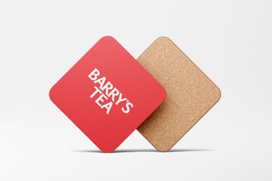 Barry's Tea Coaster - Square - Red