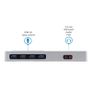 StarTech.com Dual 4K Docking Station - USB C and A (3.0) - Dual Monitor DisplayPort + HDMI Dock for Mac & Windows Laptops (DK30A2DH) , Black, Silver Image 2