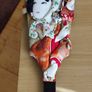 Rare find  Vintage Japanese traditional wooden paddle  HAGOITA  Geisha girl 18.1inch Image 5