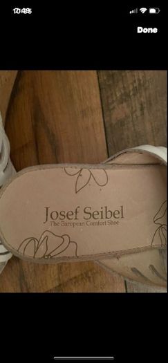 Ladies Leather Sandals Size 4 Joseph Seibel