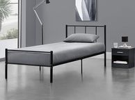 main image for ad Single Bed Frame Metal Slatted 90 x 200 cm