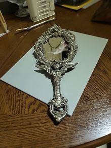 Beautiful hand mirror