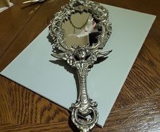 Beautiful hand mirror