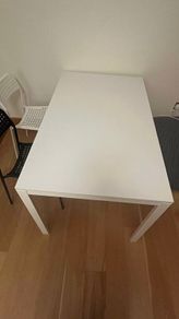 IKEA Vihals Dining Table - White, 125 x 74 cm