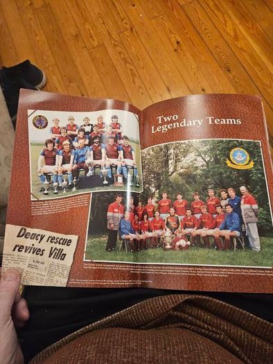 Eamonn 'chick' Deacy Testimonial.  1912 Aston Villa Legends  Vs Galway United X1/ West United X1. Incorporating official renaming of Terryland Park as Eamonn Deacy Park. First Edition Large Magazine In Good Condition.  See Photos For Same.