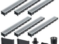 main image for ad Drainage Channels 6 pcs Galvanised Steel 6 m