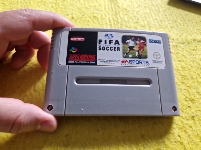 Fifa International Soccer Snes Super Nintendo Arcade Retro Games Original