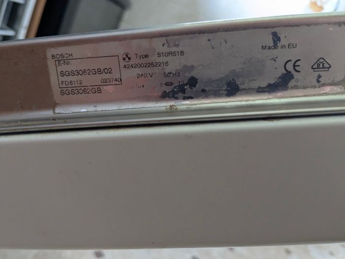 Bosch dishwasher