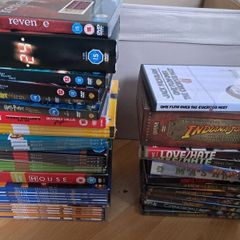 Large DVD Job Lot Films & TV Box Sets Harry Potter, House, Bond, Indiana Jones & More