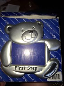 First Step baby photo frame