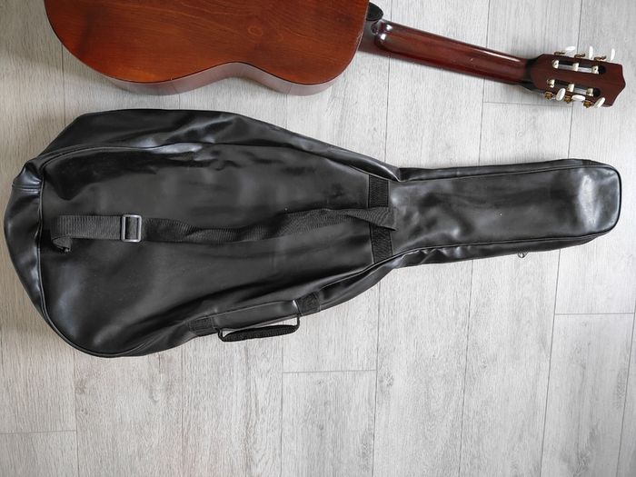 Vintage 1960s Rosetti The Schaller Scholar No.007 Classical Acoustic Guitar + leather Bag