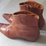 Paul Green Leather Ankle Boots Western Cowboy Style Image 9