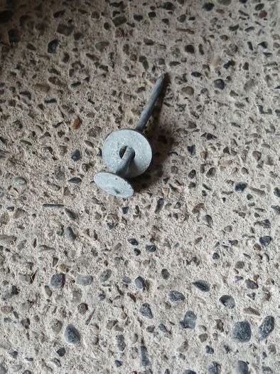 Galvanised nails and washers