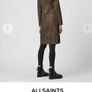 NEW - ALLSAINTS lamb leather leopard print coat UK 8 Image 9