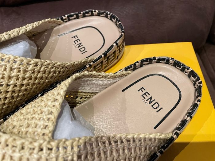 Fendi Sandals Nero+multicolor