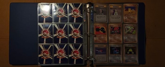 Pokemon JPN 1996 Near-Complete Base Set Binder