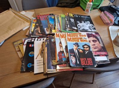 Job lot of Movie magazines from 1960s to 1990s