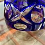 Pretty Cobalt Blue Crystal Retro Sugar or Trinket Bowl Image 4