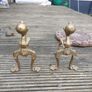 brass fire dogs Image 2
