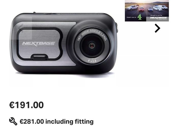 Nextbase 422GW Dash Cam