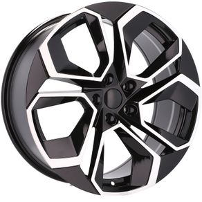 18" Altair type Black Alloys Seat Audi Skoda Vw 5x112