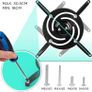 Projector Bracket Mount on Ceiling or Wall for Projection | 10kg Capacity | Universal | Heavy Duty | Fittings Included | Rotate 360 Image 5