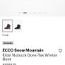 Ecco boots Snow Mountain Kids' Nubuck Gore-Tex Image 7