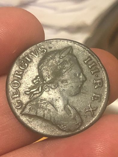 1772 Halfpenny George III