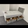Brand New Stylish single Divan Beds.. Multiple Options Of Headboards. Tufted Memory Foam Mattresses Available. Drawers Storage Available Image 2