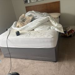 Respa double divan base with 4 drawers and headboard