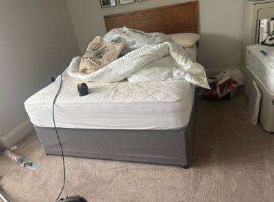 Respa double divan base with 4 drawers and headboard