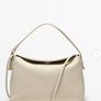 Massimo Dutti Leather Crossbody Bag - Grey - BNWT RRP 79.95 Image 3