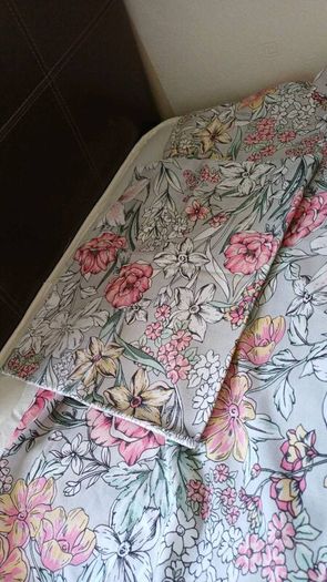 Single bed with matress and headboard