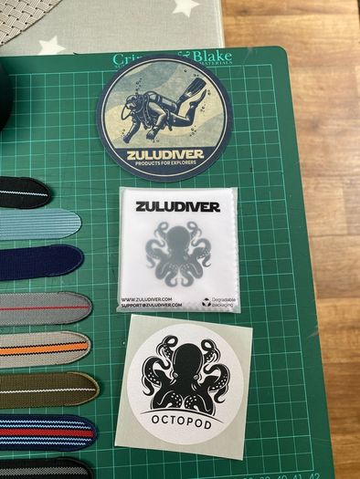 8 x Zuludiver OctoPod watch straps (20mm)