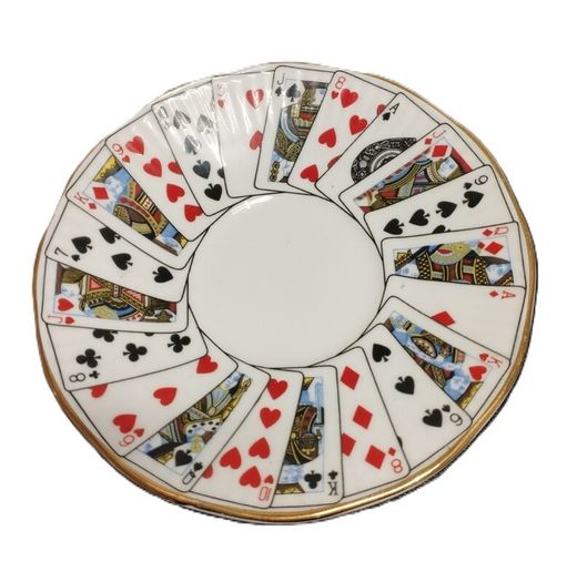 Deck of Cards Cup and Saucer