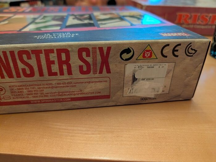 Sinister six board game