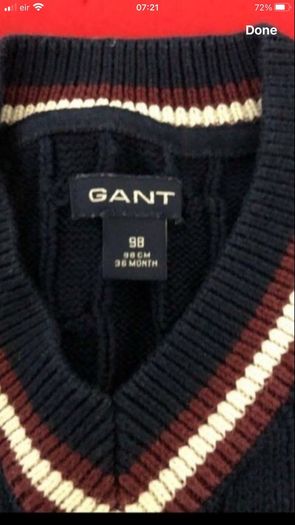 Boys Gant jumper age 3