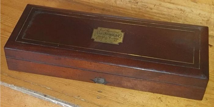 Antique Mahogany Box - 19th Century