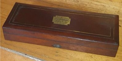 Antique Mahogany Box - 19th Century