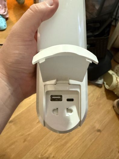 wall mounted light with charger