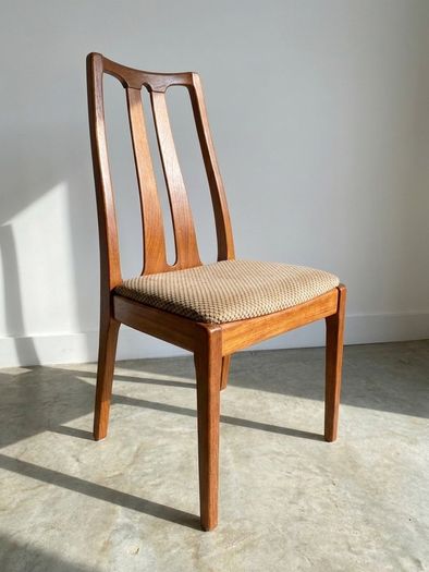 Vintage Nathan Mid Century Teak Extending Dining Table & 6 Chairs