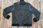 Desigual Men's Leather Jacket Size Large