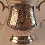 Vintage Silver-Plated Sugar Bowl / Decorative Flower Vessel Image 5