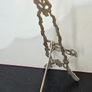 Vintage Brass Retro Easel Display Stand Image 4