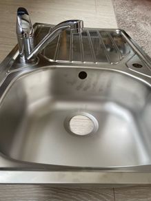 kitchen sink and mixer Tap