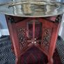 Large Antique Chinese Red Lacquer & Gilt Coffee Table Image 3