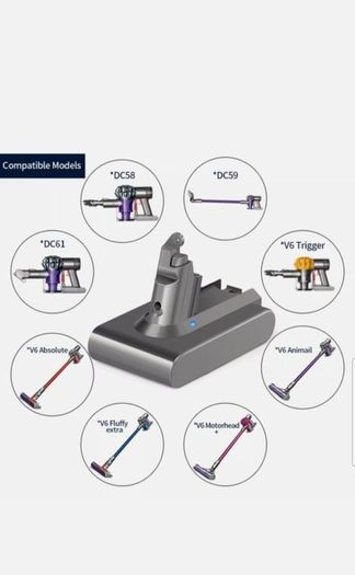 Dyson V6 DC58 battery replacement