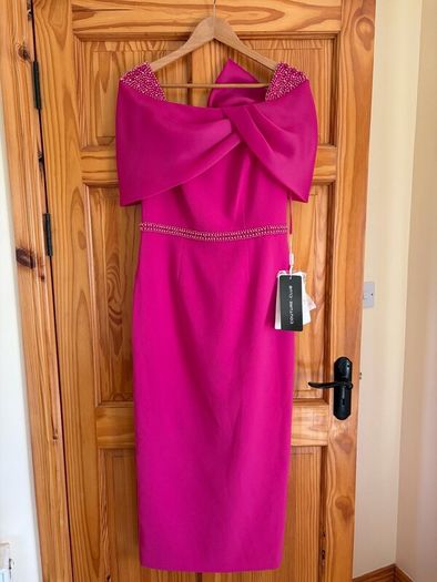Couture Club Fuchsia Mother of the Bride Dress