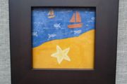 Fabric picture,Home decor, Picture,Handcrafted picture,