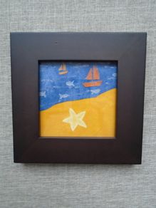 Fabric picture,Home decor, Picture,Handcrafted picture,